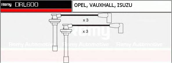 DELCO REMY DRL600 Комплект дротів запалювання