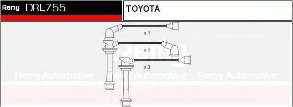 DELCO REMY DRL755 Комплект дротів запалювання