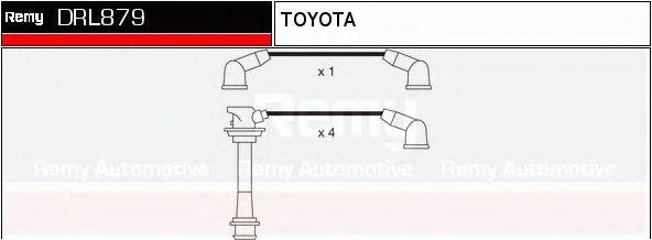 DELCO REMY DRL879 Комплект дротів запалювання