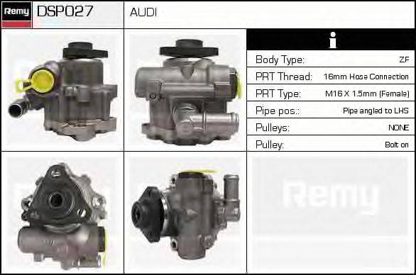 DELCO REMY DSP027 Гідравлічний насос, кермо