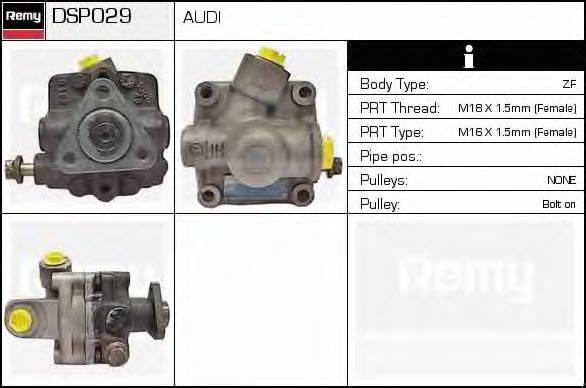 DELCO REMY DSP029 Гідравлічний насос, кермо