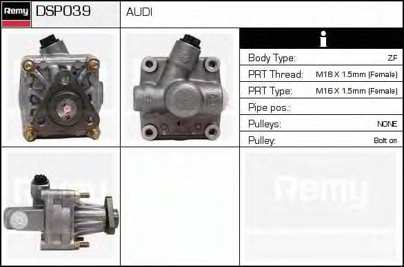 DELCO REMY DSP039 Гідравлічний насос, кермо