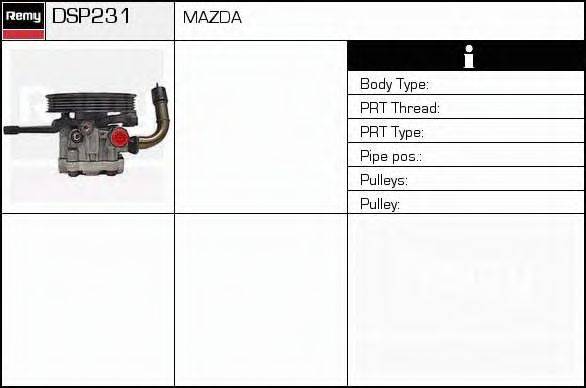 DELCO REMY DSP231 Гідравлічний насос, кермо