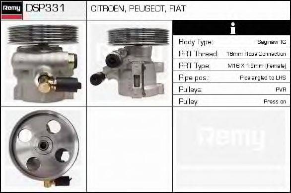 DELCO REMY DSP331 Гідравлічний насос, кермо