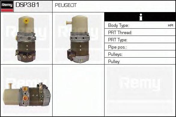 DELCO REMY DSP381 Гідравлічний насос, кермо