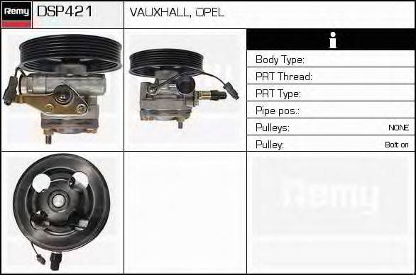 DELCO REMY DSP421 Гідравлічний насос, кермо