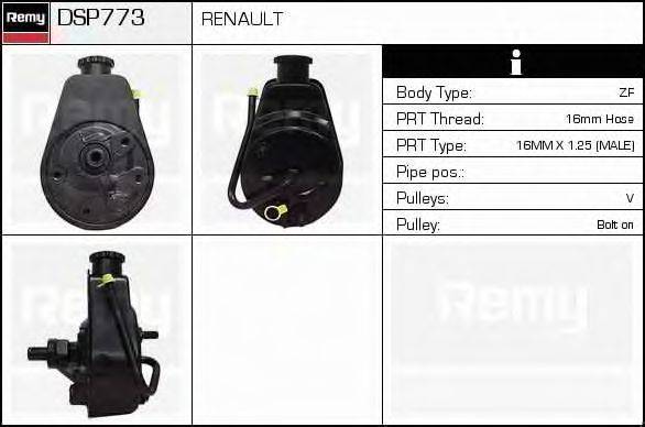 DELCO REMY DSP773 Гідравлічний насос, кермо