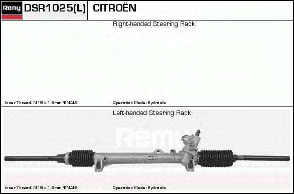 DELCO REMY DSR1025 Рульовий механізм