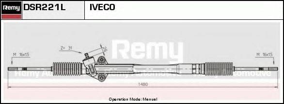 DELCO REMY DSR221L Рульовий механізм