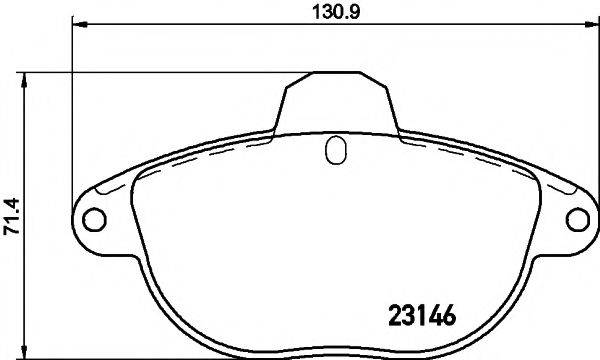 PAGID T9068 Комплект гальмівних колодок, дискове гальмо