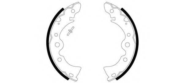 PAGID H8270 Комплект гальмівних колодок
