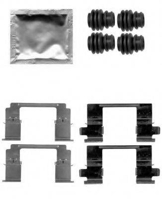 PAGID K0464 Комплектуючі, колодки дискового гальма