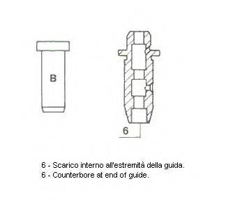 METELLI 011223 Напрямна втулка клапана