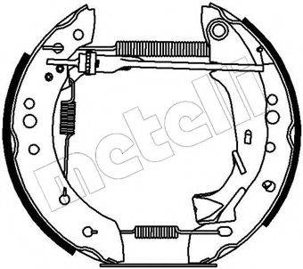 METELLI 510166 Комплект гальмівних колодок