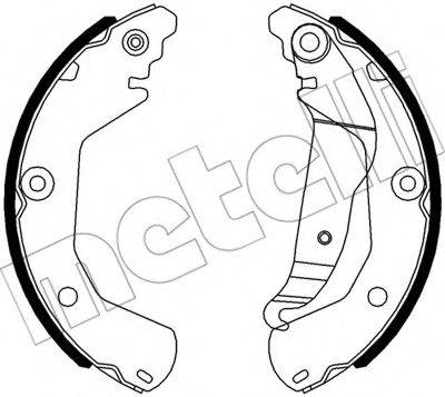 METELLI 530554 Комплект гальмівних колодок