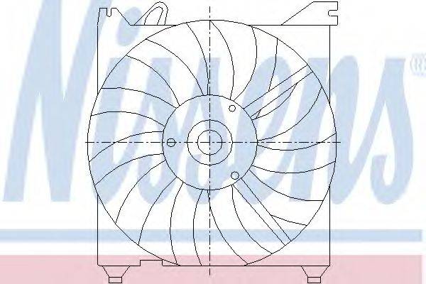 NISSENS 85374 Вентилятор, охолодження двигуна