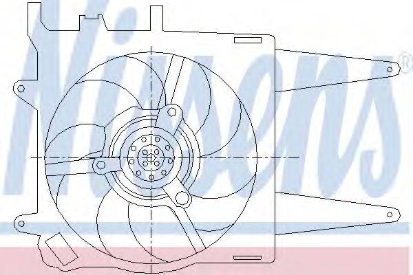 NISSENS 85432 Вентилятор, охолодження двигуна