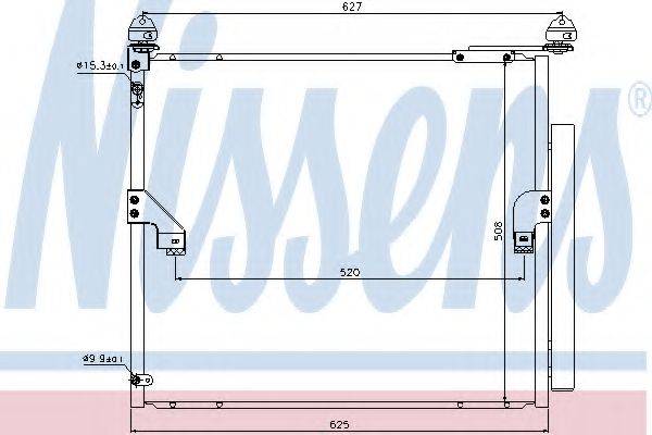 NISSENS 940367 Конденсатор, кондиціонер