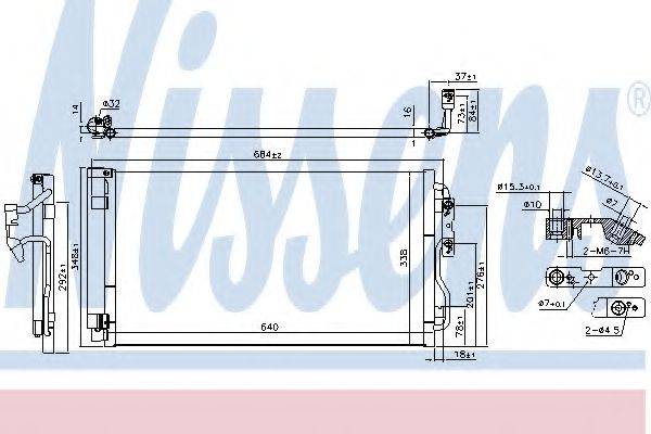 NISSENS 940628 Конденсатор, кондиціонер