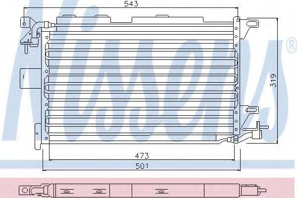 NISSENS 94121 Конденсатор, кондиціонер