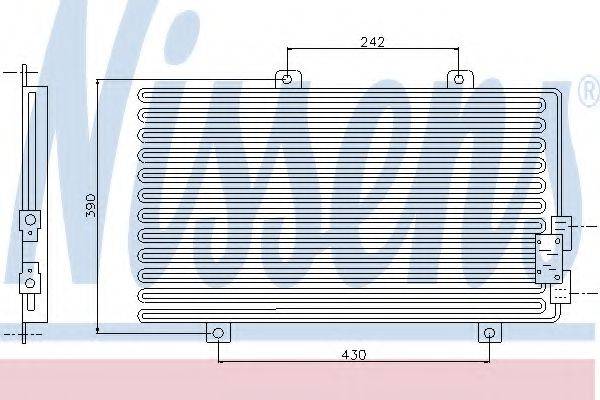 NISSENS 94208 Конденсатор, кондиціонер