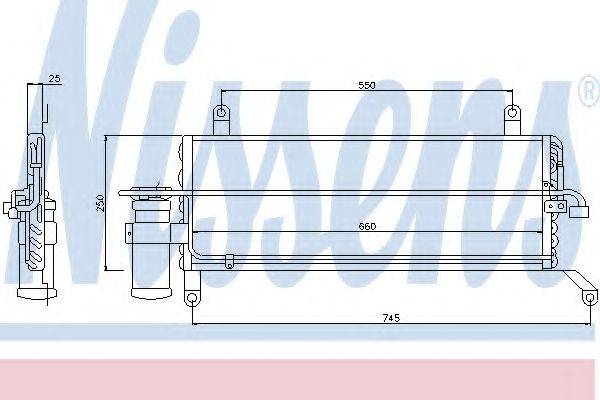 NISSENS 94221 Конденсатор, кондиціонер