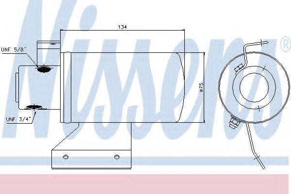 NISSENS 95053 Осушувач, кондиціонер