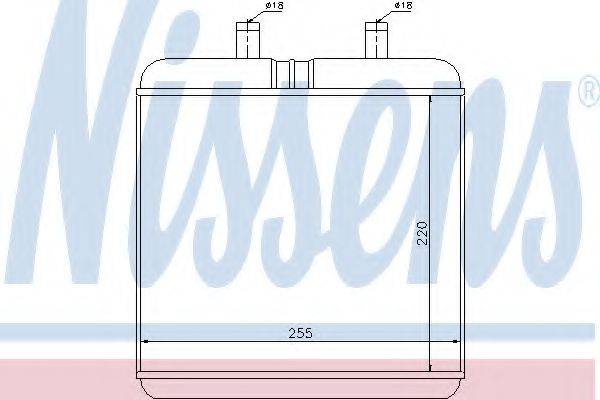 NISSENS 71810 Теплообмінник, опалення салону
