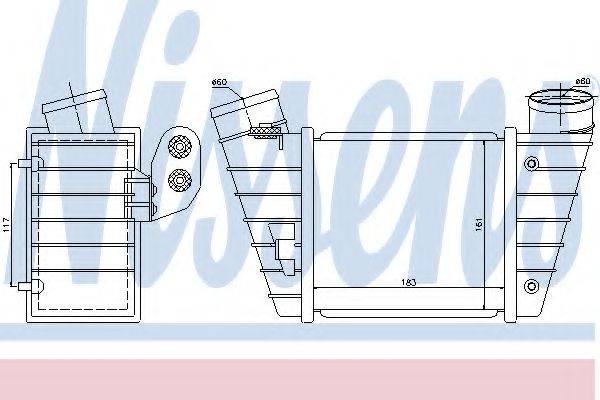 NISSENS 96746 Інтеркулер