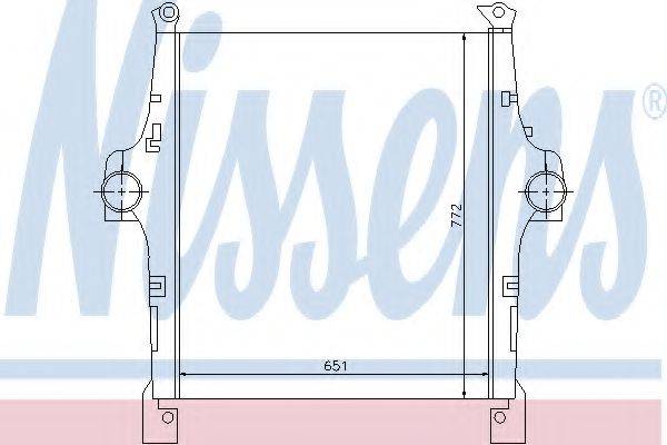 NISSENS 97047 Інтеркулер