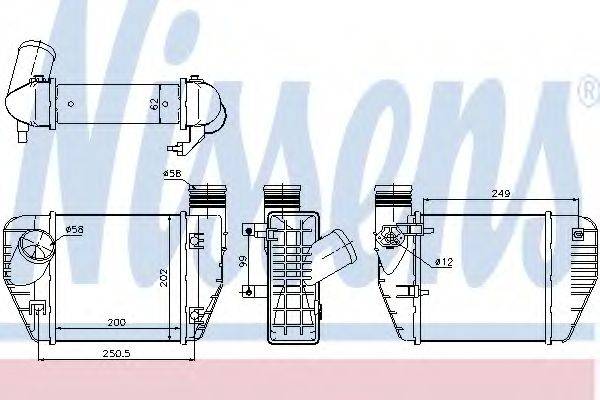 NISSENS 96544 Інтеркулер