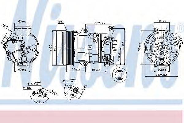 NISSENS 89337 Компресор, кондиціонер