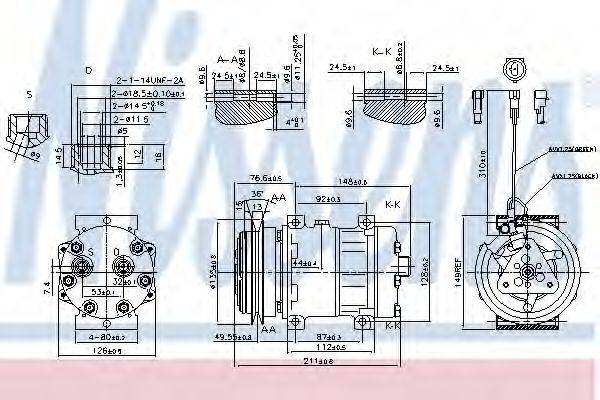 NISSENS 89469 Компресор, кондиціонер