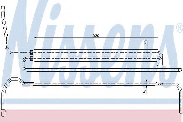 NISSENS 90625 Олійний радіатор, рульове керування