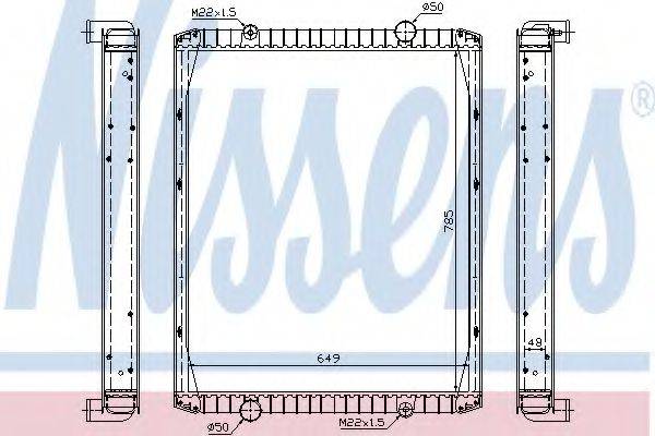 NISSENS 63846A Радіатор, охолодження двигуна