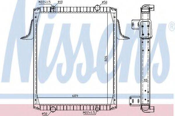 NISSENS 63822A Радіатор, охолодження двигуна