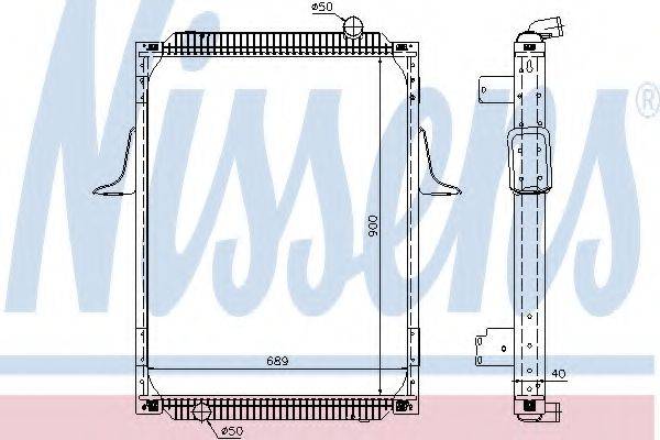 NISSENS 63788A Радіатор, охолодження двигуна