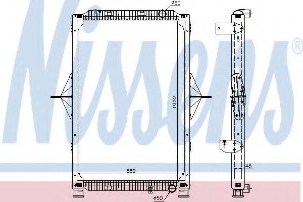 NISSENS 63778A Радіатор, охолодження двигуна