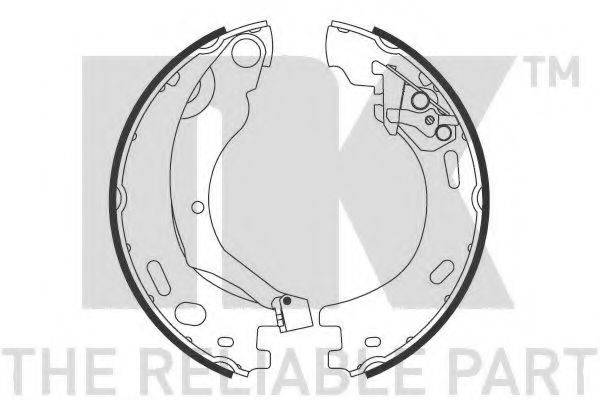 NK 2712769 Комплект гальмівних колодок, стоянкова гальмівна система