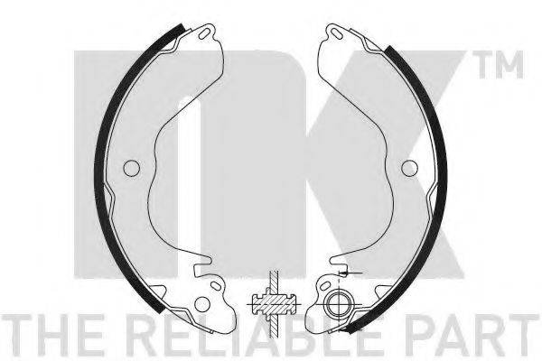 NK 2730533 Комплект гальмівних колодок