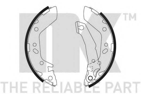 NK 2734670 Комплект гальмівних колодок