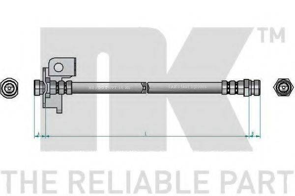 NK 853481 Гальмівний шланг