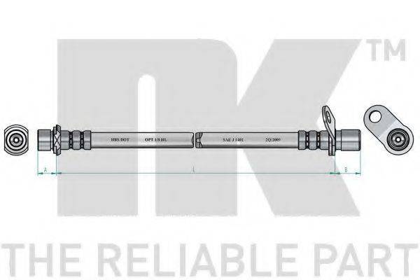 NK 854557 Гальмівний шланг