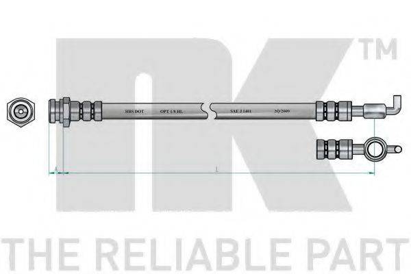 NK 853215 Гальмівний шланг