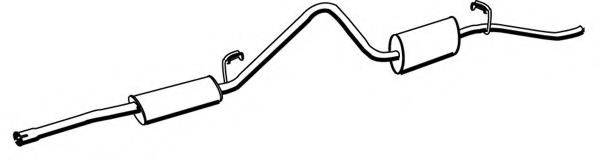 WALKER 05451 Глушник вихлопних газів кінцевий