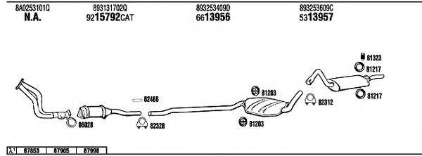 WALKER AD90010A Система випуску ОГ