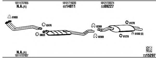 WALKER BW32519A Система випуску ОГ