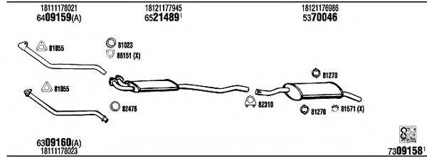 WALKER BW40210A Система випуску ОГ