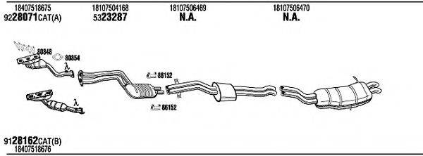 WALKER BWH15925B Система випуску ОГ