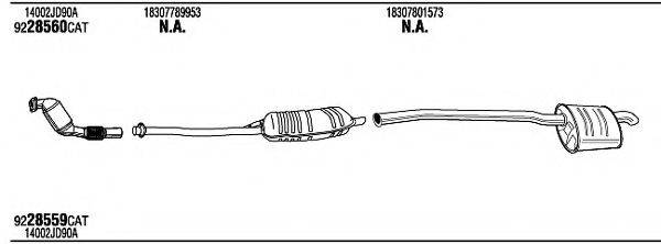 WALKER BWH17969A Система випуску ОГ